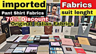 Pant shirt Fabric wholesale market International Brands fabrics for mens Italian fabrics [upl. by Netsyrk]