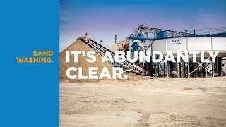 Why Wash Sand Washing Solutions From CDE [upl. by Acinet]