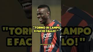 BALOTELLI TORNA IN SERIE A E PRENDE UN GIALLO😂balotellicalcio [upl. by Esertal]