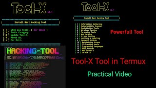 How to install tool x in Termux [upl. by Geilich225]