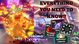 EVERYTHNG You NEED To Know About The HALLOWEEN UPDATE  Anime Last Stand [upl. by Celle]