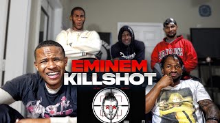 FIRST TIME HEARING EMINEM quotKILLSHOTquot [upl. by Livesay324]