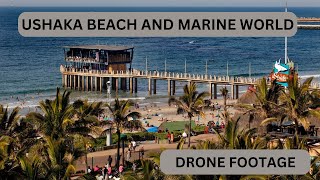 Stunning Drone Views of Ushaka Beach – Durban’s Coastal Gem [upl. by Aryc937]