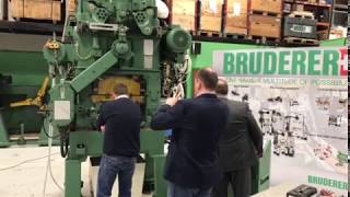 High speed press tool trial at Bruderer UK Ltd [upl. by Bellamy]