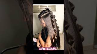 Easy hair styles hairstyle  Longhairstyle braid promhairstyles [upl. by Okun]