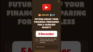 FUTUREPROOF YOUR FINANCES PREPARING FOR A CASHLESS SOCIETY memefi code [upl. by Lleinnad]