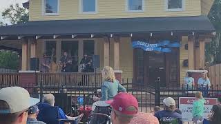 A bluegrass band at Porchfest in the Springfield neighborhood of Jacksonville Florida  Nov 2023 [upl. by Ydrah]