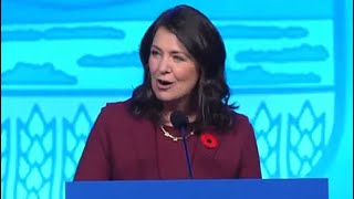 Alberta Premier Danielle Smiths speech at UCP annual general meeting [upl. by Aubigny]