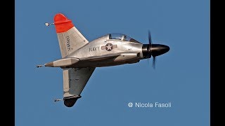 CONVAIR XFY1 POGO  Flight 5 with scale spinner and flipdown landing [upl. by Sopher]