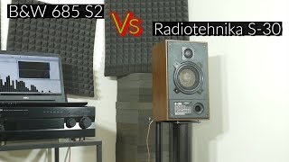 BampW 685 S2 versus Radiotehnika S30 1983 sound test PART 2 [upl. by Akitahs]