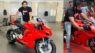 Ducati Panigale V2 Unboxing  3rd Jan 2021  Unni Mukundan  Childhood Dream  Dreams Come True [upl. by Camel603]