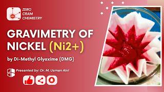 Gravimetry of Nickel  Gravimetry  Analysis  Precipitates  Dimethyl Glyoxime  DMG  Filtration [upl. by Ahseet]