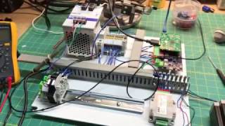 Real Time Linux Raspberry Pi Driving Industrial Stepper Motor [upl. by Mercie752]