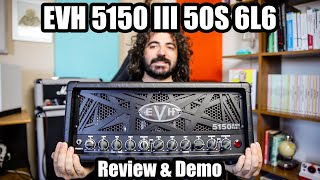 EVH 5150 III Stealth 50W 6L6 Head  Review amp Demo [upl. by Tevis]