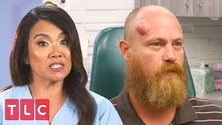 Josh Has a Post Car Crash Knot on His Head  Dr Pimple Popper [upl. by Anaeli262]