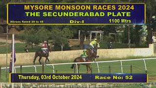 Race No 3 The Secunderabad Plate DIV  1 [upl. by Tabina]