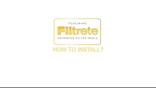 3M Filtrete installation [upl. by Jasmin]