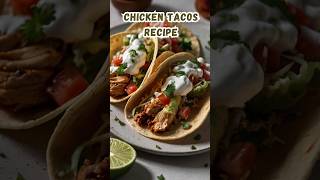 Easy Chicken Tacos Recipe 🌮  Quick amp Tasty SingleServing DelightFoodie HealthyEating QuickMeals [upl. by Regor]