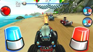 Permanent Police Chase Tournament Roxy amp Hot Wheels🚨Beach Buggy Racing 2 [upl. by Antonina171]