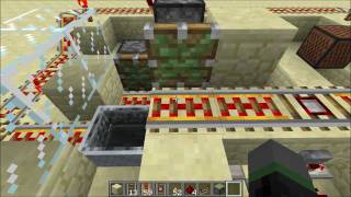 Simple Delayed Minecart Stop  Tutorial Minecraft [upl. by Arjun157]