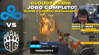 CLOUD9 vs BIG  JOGO COMPLETO Todos os Mapas Playoffs Thunderpick World Championship 2023 [upl. by Hengel]