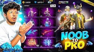 Free Fire Poor Id To Rich Id In 15000 Diamonds😍💎 I Got All Items Permanent🛍️ Garena Free Fire [upl. by Cortney980]