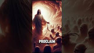 Why Did Jesus Christ Go To Hell bibleshorts biblestudy Jesus God bible [upl. by Nerrak]