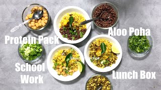 How to Protein Pack Aloo Poha Bowls School Work Lunch Box Video Recipe  Bhavnas Kitchen [upl. by Allan]