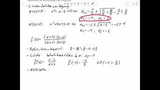 A6 â€“ Kurvendiskussion gebrochenrationale Funktion Klausur WiSe 2324 [upl. by Daveta]