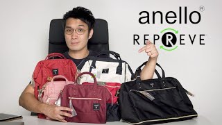 The 5 New anello® Cross Bottle REPREVE® Series Bags  Unboxing [upl. by Yenaled95]