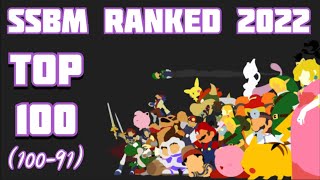 SSBM Ranked 2022  Top 100 Players 10091 [upl. by Aikmat]