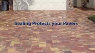 Sealer for pavers driveways patios pool deck Paver Supply Warehouse [upl. by Maillij]