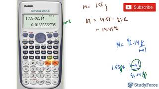 ⚗️ Measuring Change of Energy in a Bomb Calorimeter Question 3 [upl. by Ensign]