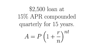 Compound Interest Formula Compounded Quarterly [upl. by Patsis]