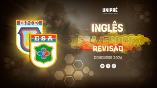 Inglês  Revisão para o curso da ESA e EsPCEX [upl. by Tedie]