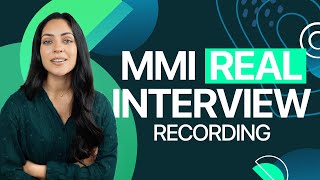 Real MMI Example Medicine Interviews [upl. by Berard]