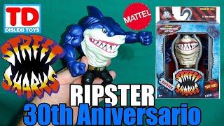 STREET SHARKS 30th Aniversario RIPSTER reseña MATTEL Tiburones del Asfalto [upl. by Ecniuq]