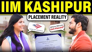 New IIM PLACEMENT Reality revealed by IIM KASHIPUR student [upl. by Euqina466]