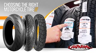 Motorcycle Tires 101 – Choosing the Right Motorcycle Tire [upl. by Noerb]