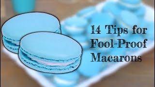 Making the Perfect Macaron  Fool Proof Tips and Tricks [upl. by Eelrefinnej75]