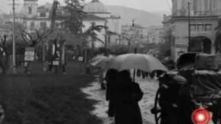 Le ceneri del Vesuvio cadono su Salerno Centro Storico e Zona Orientale Marzo 1944 [upl. by Abeu325]