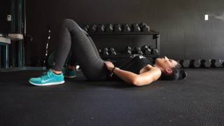 Body Weight Glute Bridges [upl. by Adall]