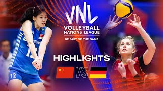 🇨🇳 CHN vs 🇩🇪 GER  Highlights Week 1  Womens VNL 2023 [upl. by Bumgardner]