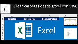 Crear Carpetas con Excel VBA [upl. by Chae]