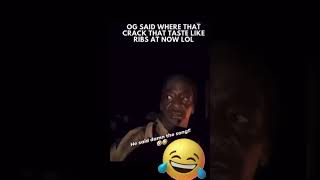 My crack taste like ribs  Crackhead rage funny memes trynotolaughchallenge [upl. by Carmelina]