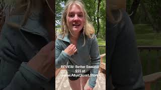 REVIEW Patagonia Better Sweater 55 Patagonia Lululemon NorthFace AllysCloset shorts review [upl. by Olds]