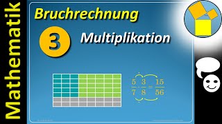 Bruchrechnung 3  Multiplikation  Rueff [upl. by Nanek]