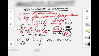 HALOALKANES AND HALOARENES PART 3  PREPARATION FROM HYDROCARBONS AND BY ELECTROPHILIC SUBSTITUTION [upl. by Atinnod568]