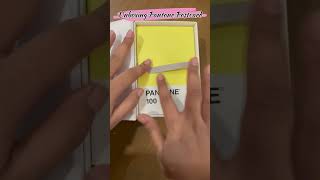 Unboxing Pantone Postcards♥️ youtubeshorts art painting unboxing pantone postcard viral [upl. by Roselyn]