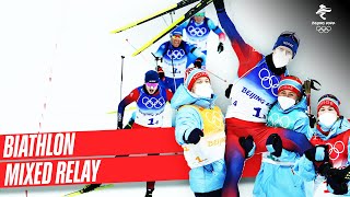 Biathlon  Full Replay  Mixed Relay  Beijing2022 [upl. by Angelita]